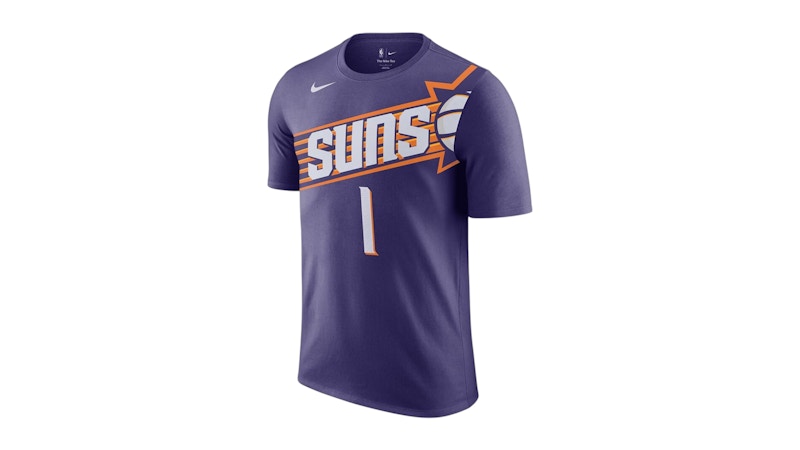 Nike NBA Phoenix Suns Devin Booker T-shirt Purple/White/Orange