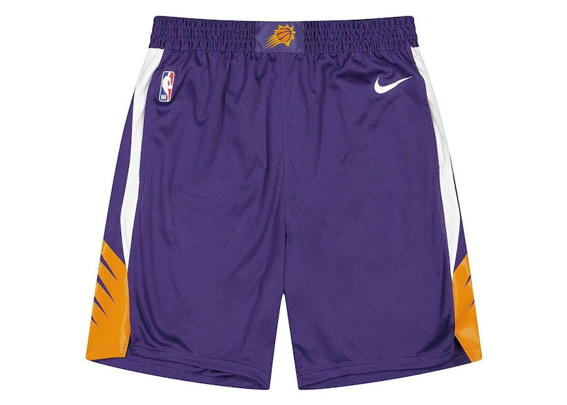Nike NBA Phoenix Suns Icon Edition Swingman Shorts Court Pourple/Orange/White