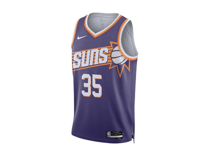 Nike NBA Phoenix Suns Kevin Durant Icon Edition Dri-Fit Swingman Jersey Purple/White/Orange