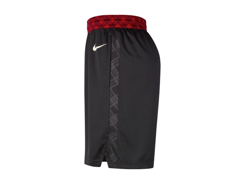 Nike NBA Portland Trailblazers City Edition 2023/24 Swngman Shorts Black/Red