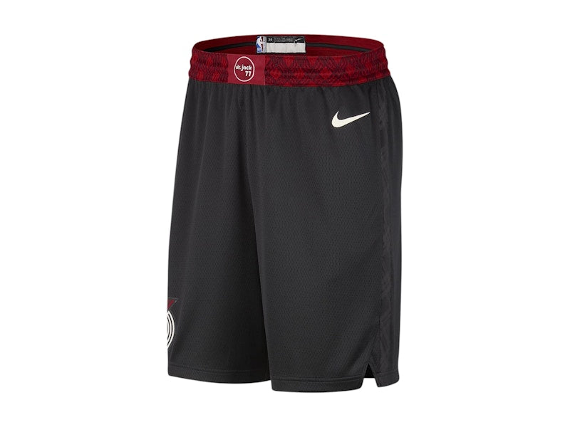 Nike NBA Portland Trailblazers City Edition 2023/24 Swngman Shorts Black/Red