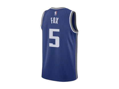 Nike NBA Sacramento Kings Aaron Fox City Edition 2023/24 Dri Fit Swingman Jersey Blue/White