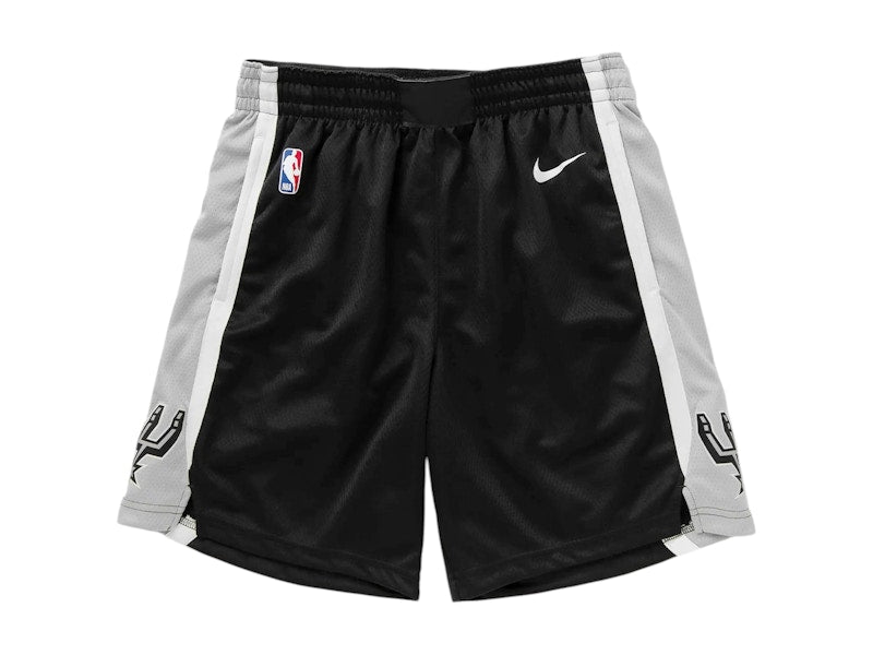 Nike NBA San Antonio Spurs Icon Edition Swingman Shorts Black/Grey
