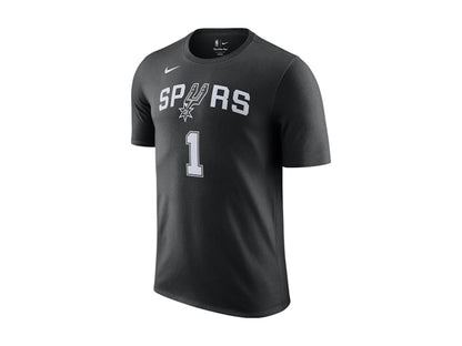 Nike NBA San Antonio Spurs Victor Wembanyama T-shirt Black/White/Grey