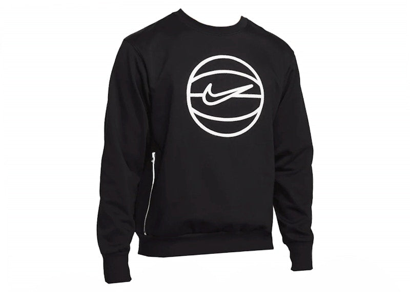 Nike NBA Standard Issue Basketball Crew Black/White