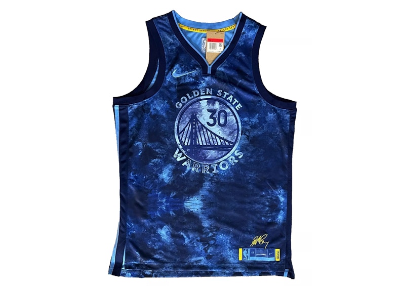 Nike NBA Stephen Curry Golden State Warriors 2022/23 Select Series Jersey Blue