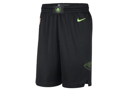 Nike NBA Swingman New Orleans Pelicans City Edition Shorts Black Volt