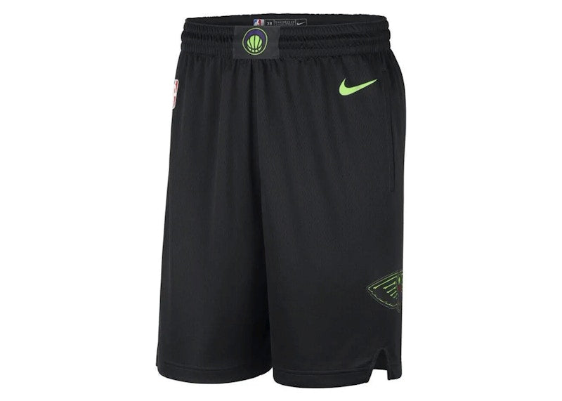 Nike NBA Swingman New Orleans Pelicans City Edition Shorts Black Volt