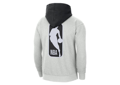 Nike NBA Team 31 Courtside Fleece Pullover Hoodie Heather Grey