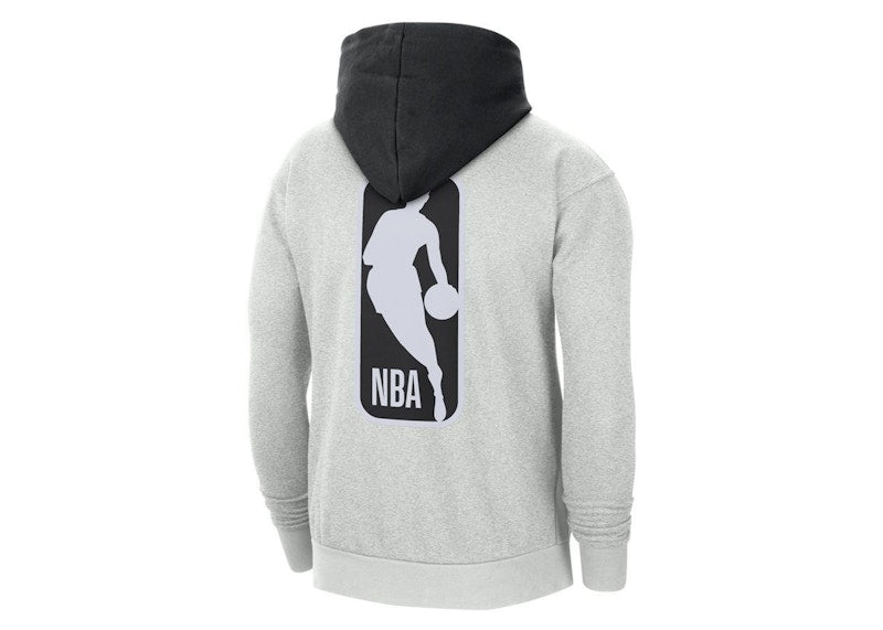 Nike NBA Team 31 Courtside Fleece Pullover Hoodie Heather Grey