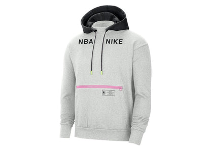Nike NBA Team 31 Courtside Fleece Pullover Hoodie Heather Grey