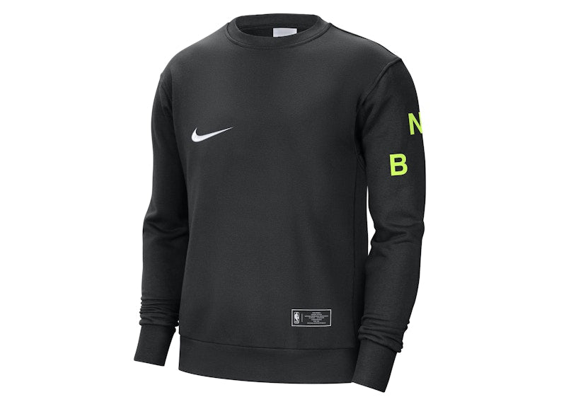 Nike NBA Team 31 Courtside Fleece Sweatshirt Black