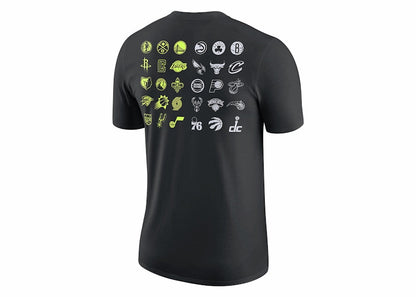 Nike NBA Team 31 Essential T-shirt Black/White/Lime