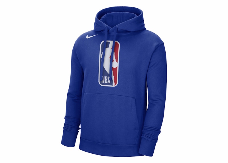 Nike NBA Team 31 Fleece Pullover Loose Fit Hoodie Blue