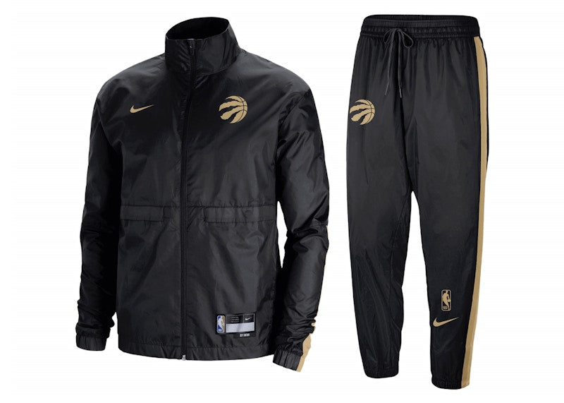 Nike NBA Toronto Raptors Courtside City Edition Tracksuit Core Black