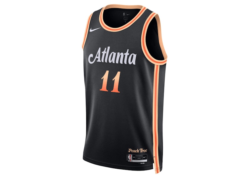 Nike NBA Trae Young Atlanta Hawks Dri-FIT Jersey Black/Orange