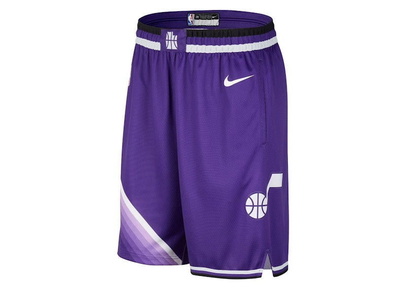 Nike NBA Utah Jazz Swingman City Edition Dri-Fit Shorts Purple