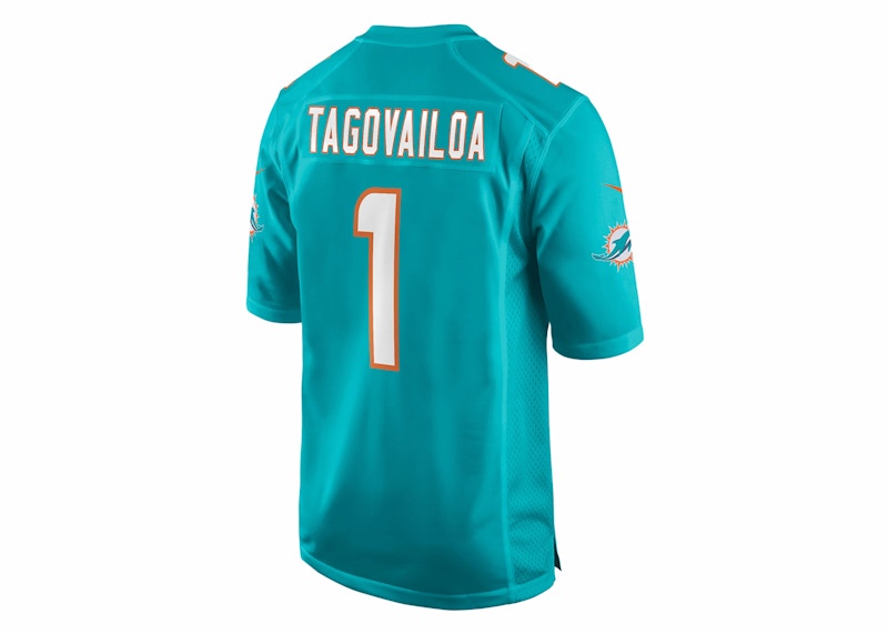 Nike NFL Miami Dolphins Tua Tagovailoa Home Game Jersey Turbo Green