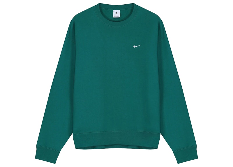 Nike NRG Solo Swoosh Fleece Crew Mystic Green/White