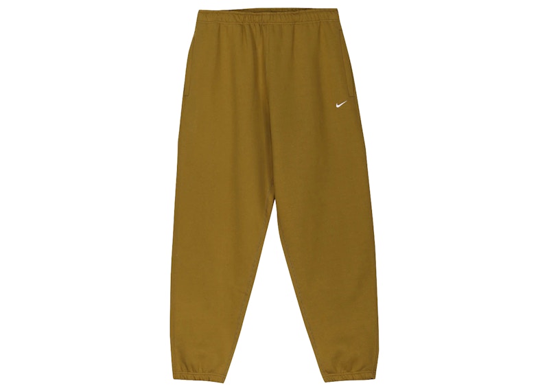 Nike NRG Solo Swoosh Fleece Pant Desert Moss/White