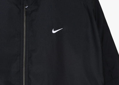 Nike NRG Solo Swoosh Satin Bomber Jacket Black/White