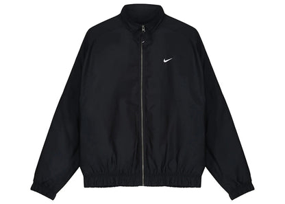 Nike NRG Solo Swoosh Satin Bomber Jacket Black/White
