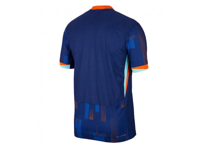 Nike Netherlands 2024/25 Match Away ADV Authentic Jersey Blue Void/Safety Orange/Copa/White