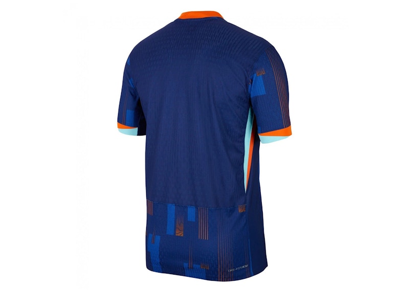 Nike Netherlands 2024/25 Match Away ADV Authentic Jersey Blue Void/Safety Orange/Copa/White