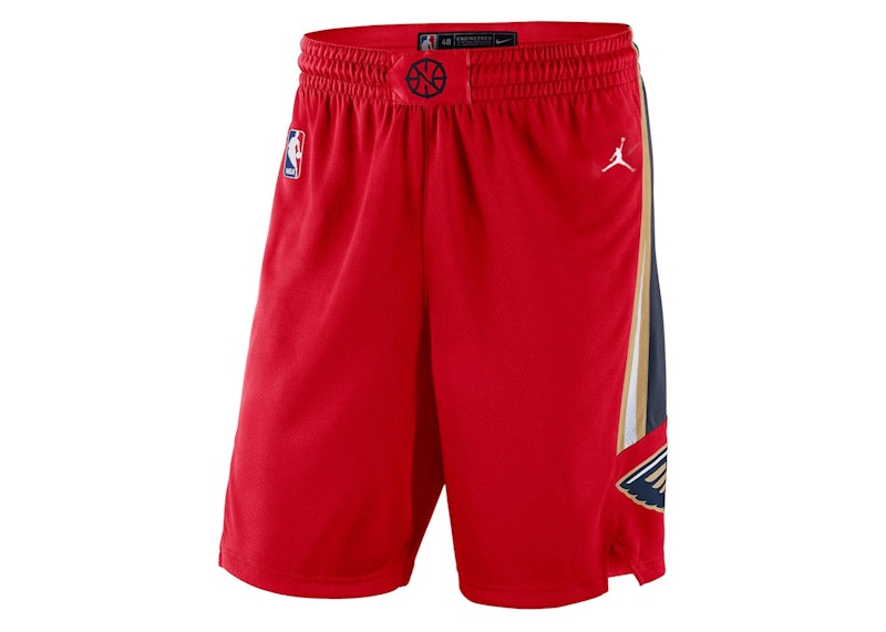 Nike New Orleans Pelicans Statement Edition Swingman Shorts Gym Red