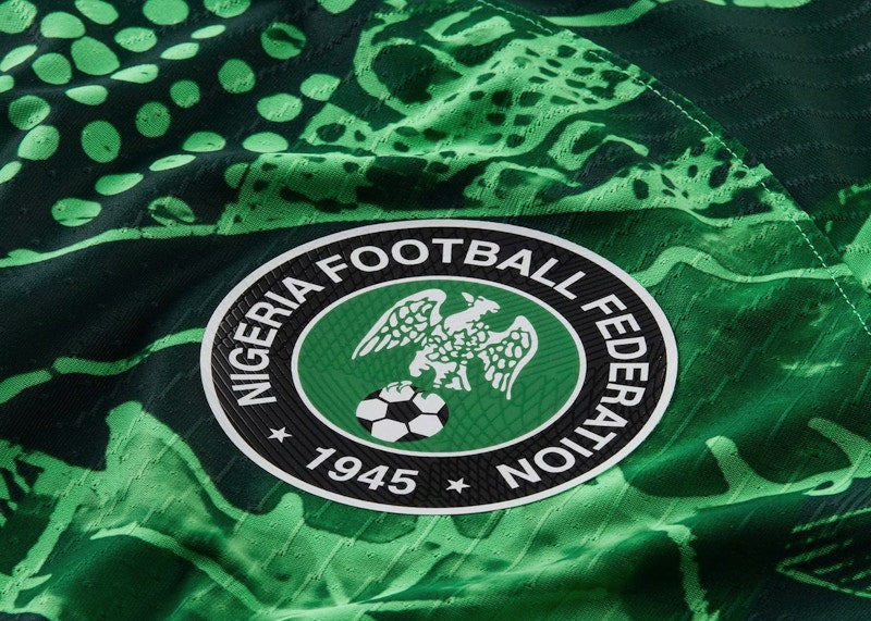 Nike Nigeria 2022/23 Match Home Jersey Green Spark/Pine Green/White