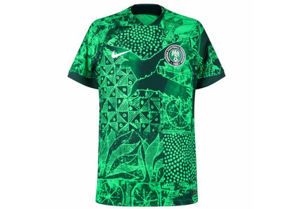 Nike Nigeria 2022/23 Match Home Jersey Green Spark/Pine Green/White
