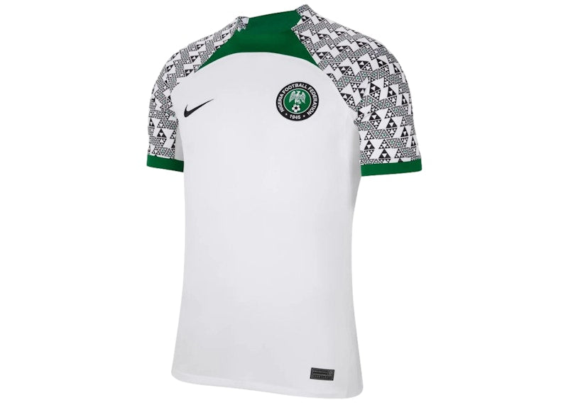 Nike Nigeria 2022/23 Stadium Away Jersey White/Pine Green/Black