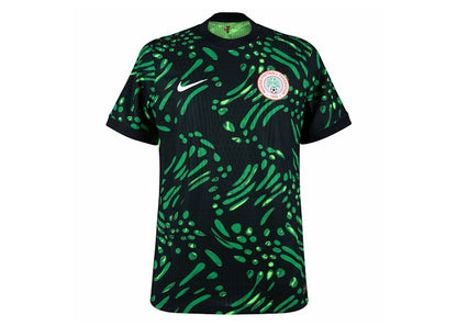 Nike Nigeria 2024 Match Away ADV Authentic Jersey Black/Lucky Green/White