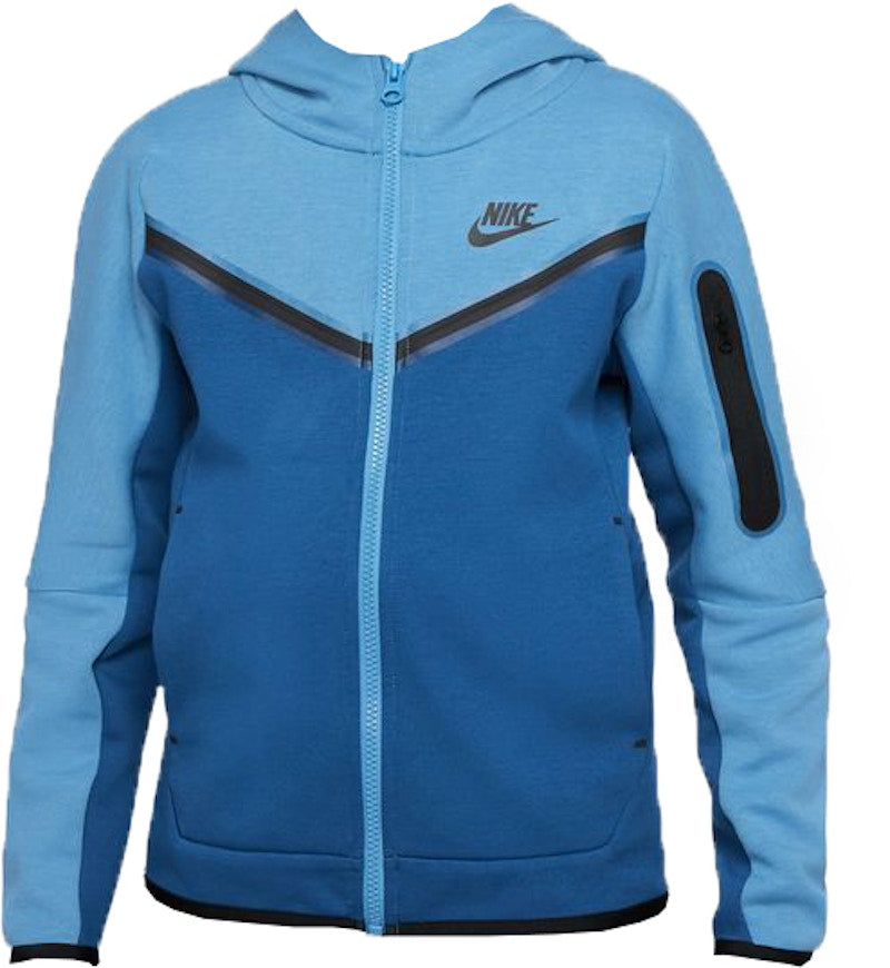 Nike Sportswear Kids Tech Fleece Hoodie Dutch Blue/Court Blue/Black