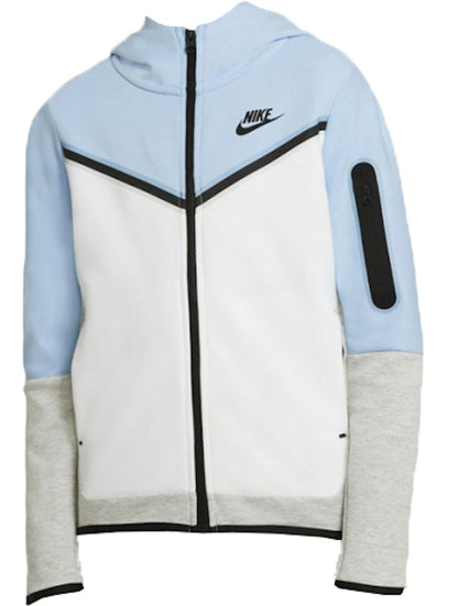 Nike Sportswear Tech Fleece Hoodie Light-Blue/White/Grey
