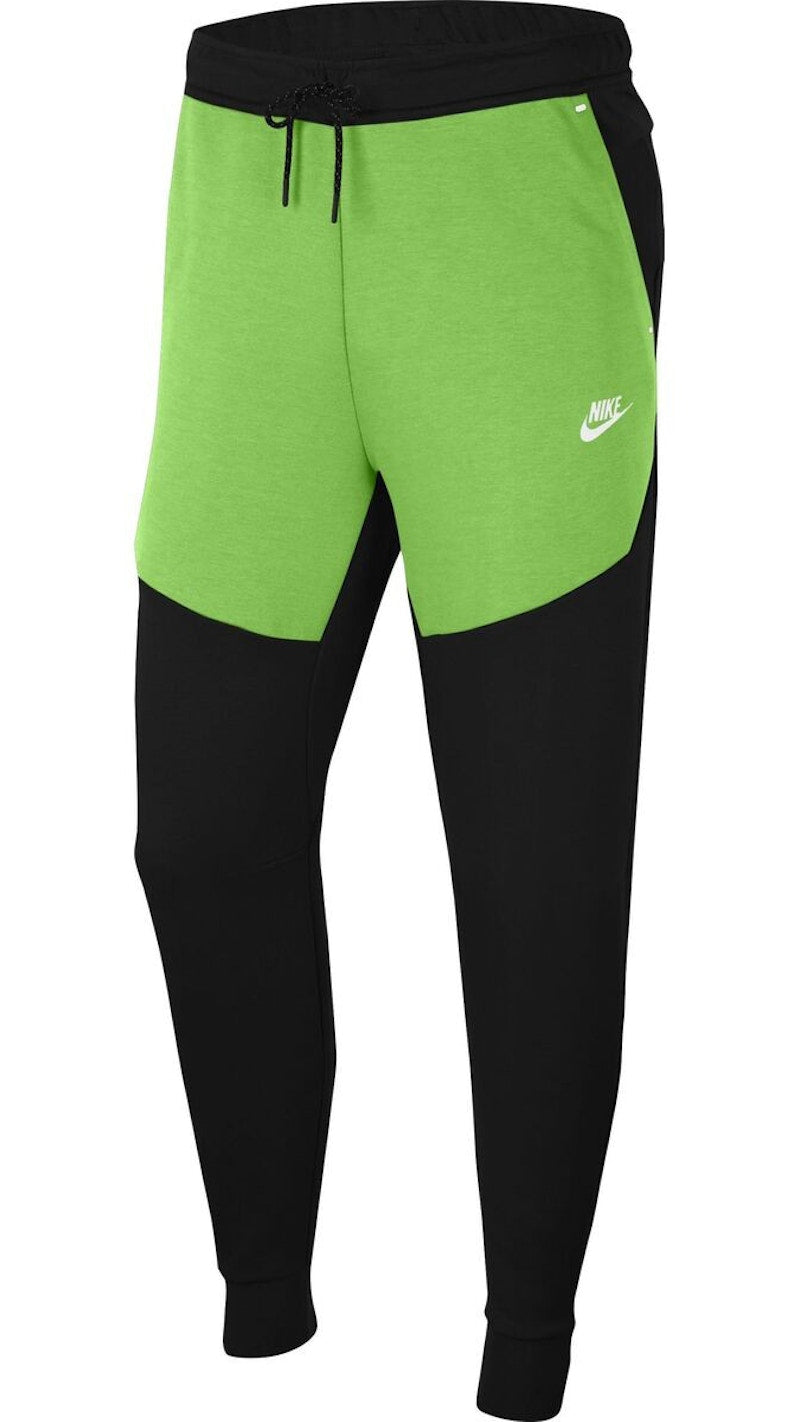 Nike Sportswear Tech Fleece Joggers Black/Mean Green/White