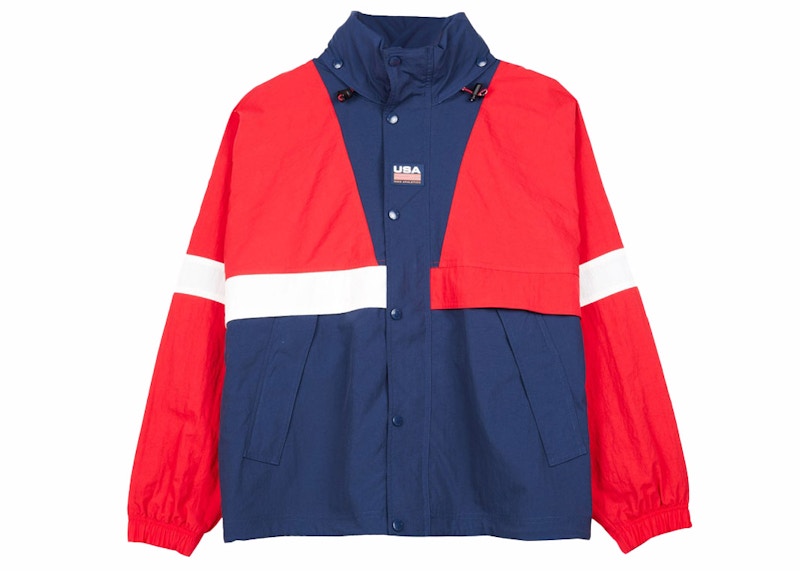 Nike NikeLab NRG Swoosh USA Dream Team Stripe Jacket Red