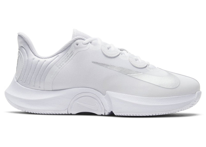 Nike Court Air Zoom GP Turbo White Metallic Silver (Women's)