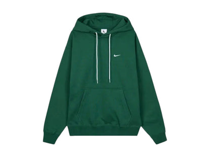Nike Nikelab Solo Swoosh Fleece Hoodie Pullover Green/White