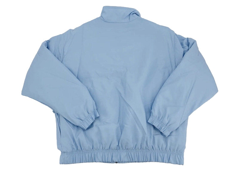 Nike Nikelab Solo Swoosh Satin Bomber Jacket Sky Blue/White