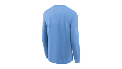 Nike North Carolina Tar Heels Basketball Icon Jordan College Long-Sleeve T-Shirt Valor Blue
