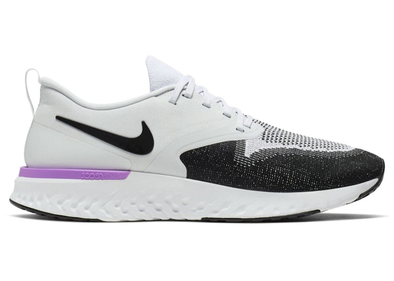 Nike Odyssey React Flyknit 2 Platinum Violet Black