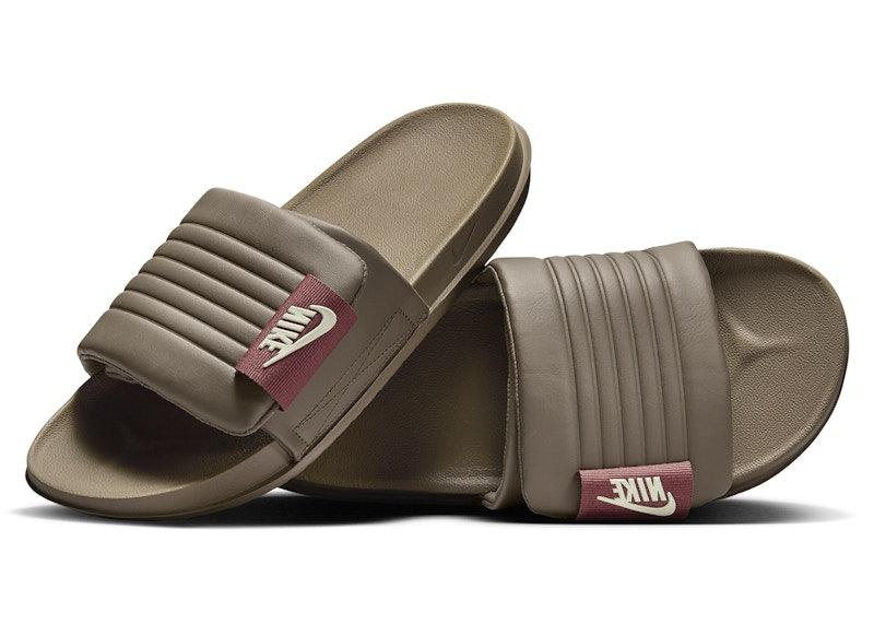 Nike Offcourt Adjust Slide Ironstone Red Sepia Coconut Milk