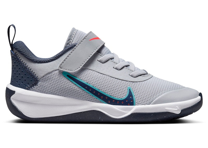 Nike Omni Multi-Court Wolf Grey Bright Crimson Dusty Cactus Thunder Blue (PS)