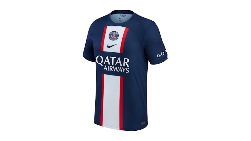 Nike Paris Saint-Germain 2022/23 Home Replica Blank Jersey Blue