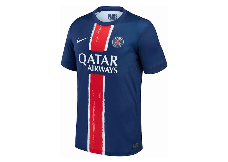 Nike Paris Saint-Germain 2024/25 Stadium Home Replica Jersey Midnight Navy/White