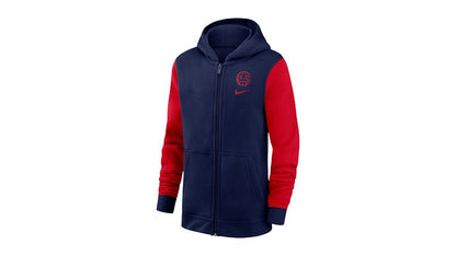 Nike Paris Saint-Germain Kids Club Full-Zip Hoodie Navy