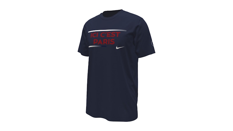 Nike Paris Saint-Germain Verbiage T-shirt Navy