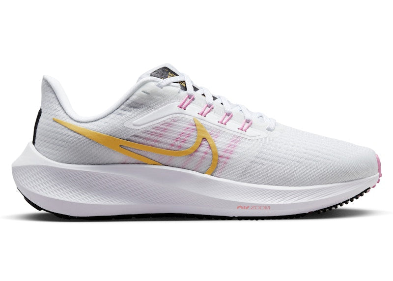 Nike Pegasus 39 White Wheat Gold Pink (Women's)