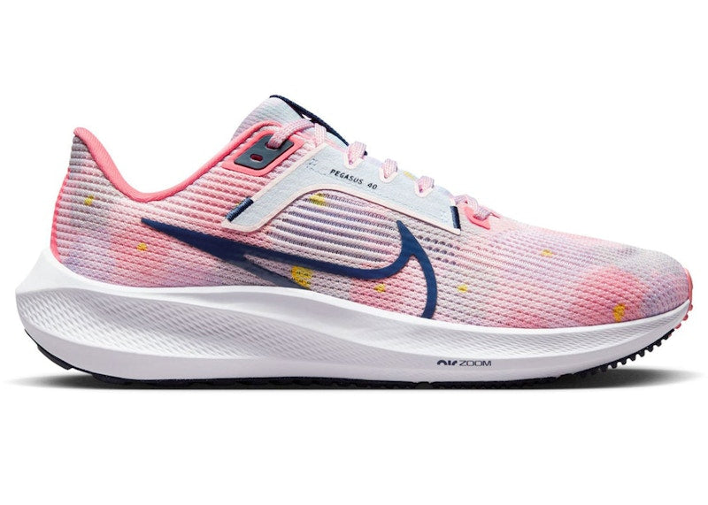 Nike Pegasus 40 Premium Floral Watercolor Pearl Pink (Women's)